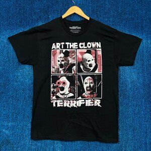 Terrifier “Art The Clown” Graphic Horror Movie T-Shirt Size L